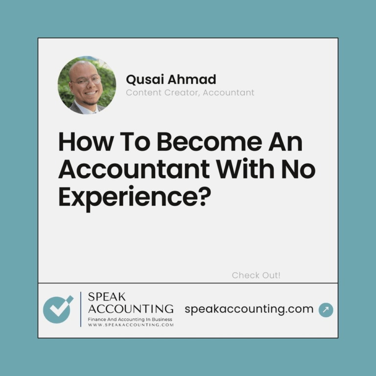 How To Become An Accountant With No Experience Speak Accounting   How To Become An Accountant With No Experience 768x768 