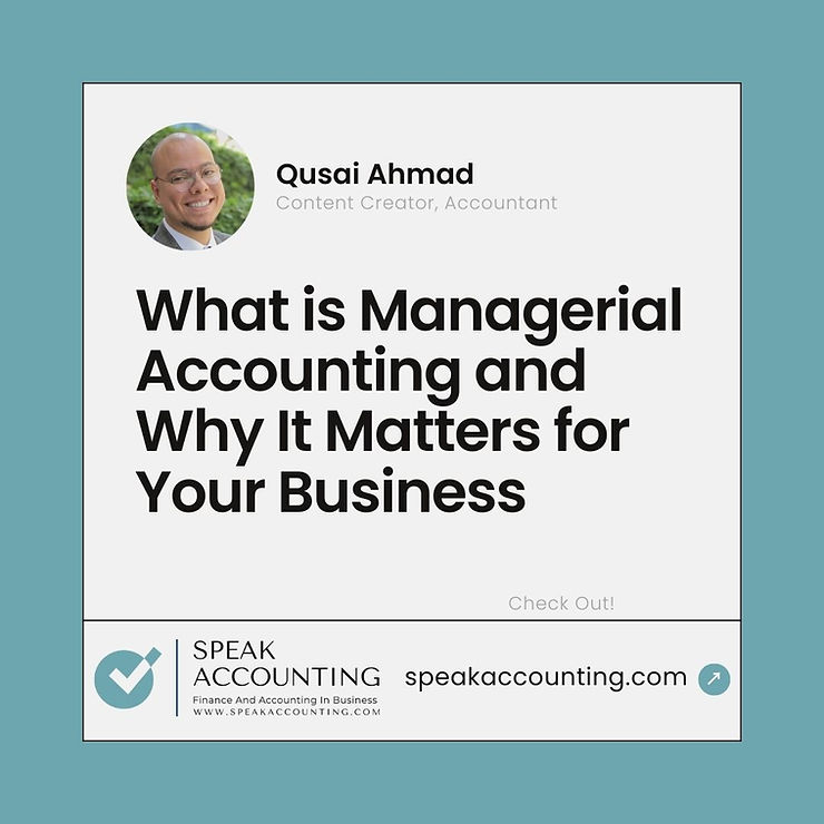 Managerial accounting is the process of identifying, measuring, analyzing, interpreting, and communicating financial information to managers for the pursuit of an organization’s goals. Unlike financial accounting, which is mainly concerned with reporting the company’s financial performance to external parties, such as investors and creditors, managerial accounting is focused on providing useful information to internal users, such as managers and employees, to help them make better business decisions. What You Will Learn In this blog post, you will learn: The main objectives and benefits of managerial accounting The difference between managerial accounting and financial accounting The common techniques and tools used by managerial accountants The skills and qualifications required to become a managerial accountant The Objectives and Benefits of Managerial Accounting The primary objective of managerial accounting is to help managers plan, control, and evaluate the company’s operations and performance. Managerial accounting provides relevant and timely information that can help managers: Set goals and budgets for the company and its departments Monitor and measure the progress and results of the company’s activities Identify and analyze the problems and opportunities facing the company Make informed and effective decisions to improve the company’s efficiency and profitability Communicate and coordinate with other managers and stakeholders within the company Some of the benefits of managerial accounting are: It enables managers to align their actions with the company’s strategic vision and mission It enhances the quality and accuracy of the company’s financial reporting and disclosure It improves the accountability and transparency of the company’s management and governance It fosters a culture of continuous improvement and innovation within the company It increases the competitive advantage and value of the company in the market The Difference Between Managerial Accounting and Financial Accounting Managerial accounting and financial accounting are two branches of accounting that serve different purposes and audiences. The main differences between them are: Managerial accounting is intended for internal users, such as managers and employees, while financial accounting is intended for external users, such as investors and creditors. Managerial accounting is flexible and adaptable to the specific needs and preferences of each manager and department, while financial accounting is standardized and regulated by accounting principles and rules, such as GAAP or IFRS. Managerial accounting is focused on the future and provides forward-looking information, such as forecasts and budgets, while financial accounting is focused on the past and provides historical information, such as income statements and balance sheets. Managerial accounting is more detailed and granular and provides information on the individual products, activities, and segments of the company, while financial accounting is more aggregated and consolidated and provides information on the overall performance and position of the company. The Common Techniques and Tools Used by Managerial Accountants Managerial accounting relies on a variety of techniques and tools to collect, process, and present financial information to managers. Some of the common techniques and tools used by managerial accountants are: Cost accounting: Cost accounting is the process of determining and allocating the costs of the company’s products and services. Cost accounting helps managers to understand the profitability and efficiency of the company’s operations and to make decisions regarding pricing, production, and inventory management. Budgeting: Budgeting is the process of preparing and approving a plan for the company’s revenues and expenses for a given period. Budgeting helps managers to set goals and expectations for the company and its departments and to monitor and control the actual performance against the budget. Variance analysis: Variance analysis is the process of comparing the actual results of the company’s operations with the budgeted or expected results and identifying and explaining the causes and effects of the differences. Variance analysis helps managers to evaluate the performance and effectiveness of the company and its departments and to take corrective actions if needed. Capital budgeting: Capital budgeting is the process of evaluating and selecting the long-term investments and projects that the company will undertake. Capital budgeting helps managers to allocate the company’s scarce resources to the most profitable and strategic opportunities and to measure the return on investment and the risk of each project. Performance measurement: Performance measurement is the process of assessing and reporting the results and outcomes of the company’s operations and activities. Performance measurement helps managers to communicate and demonstrate the value and impact of the company to its stakeholders and to reward and motivate the employees and managers. The Skills and Qualifications Required to Become a Managerial Accountant Managerial accounting is a challenging and rewarding career that requires a combination of technical and soft skills. Some of the skills and qualifications required to become a managerial accountant are: A bachelor’s degree in accounting, finance, or a related field A professional certification, such as the Certified Management Accountant (CMA) or the Chartered Global Management Accountant (CGMA) A strong knowledge of accounting principles, concepts, and standards, such as GAAP or IFRS A proficiency in accounting software, such as QuickBooks, Sage, or Oracle An ability to analyze, interpret, and communicate financial information in a clear and concise manner An aptitude for problem-solving, critical thinking, and decision-making A familiarity with the industry, market, and business environment of the company A willingness to learn, adapt, and innovate in a dynamic and competitive setting A high level of integrity, ethics, and professionalism Conclusion Managerial accounting is an essential function that supports and enhances the management and governance of the company. Managerial accounting provides valuable information and insights that help managers to plan, control, and evaluate the company’s operations and performance and to make informed and effective decisions that align with the company’s goals and vision. Managerial accounting also contributes to the quality and reliability of the company’s financial reporting and disclosure and to the accountability and transparency of the company’s management and governance. Managerial accounting is a rewarding and challenging career that requires a combination of technical and soft skills and a professional certification.